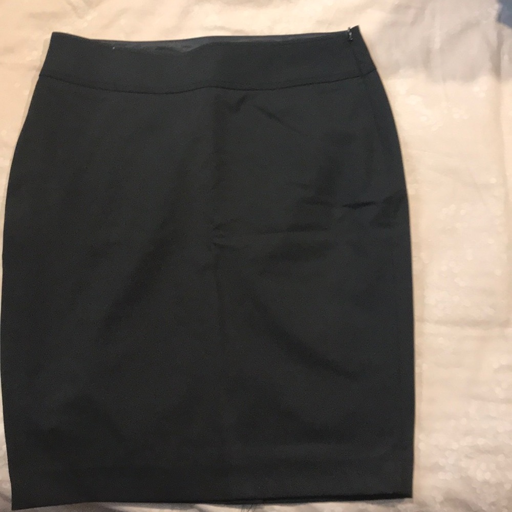 Black pencil skirt